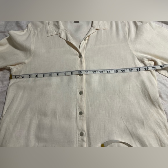 Old Navy Cream Button-Down Shirt Dress - Picture 9 of 9